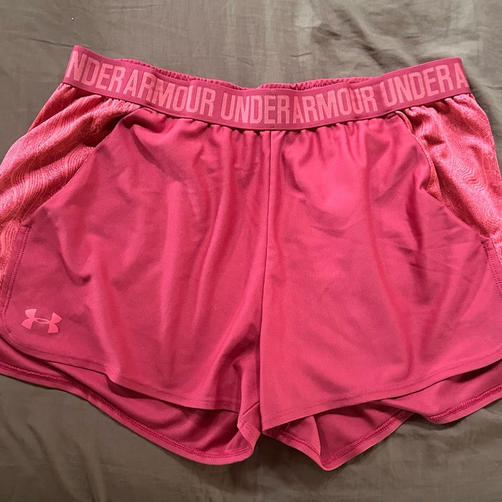 Under Armour Women's Vibrant Pink Athletic Shorts